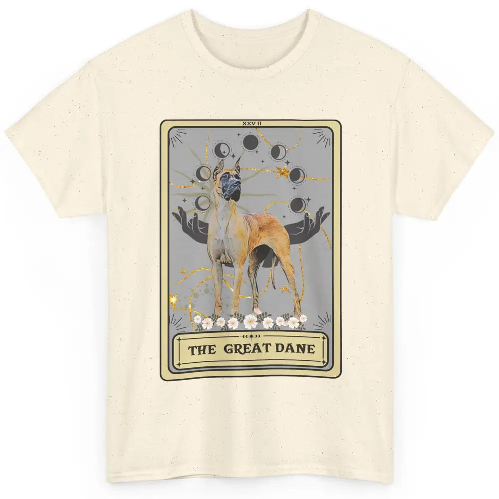 The Great Dane Tarot Card Great Dane Mom Halloween Dog Mom Classic Unisex T-Shirt