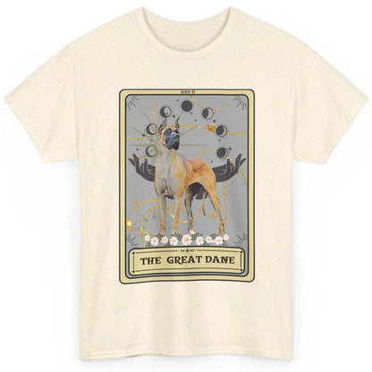 The Great Dane Tarot Card Great Dane Mom Halloween Dog Mom Classic Unisex T-Shirt