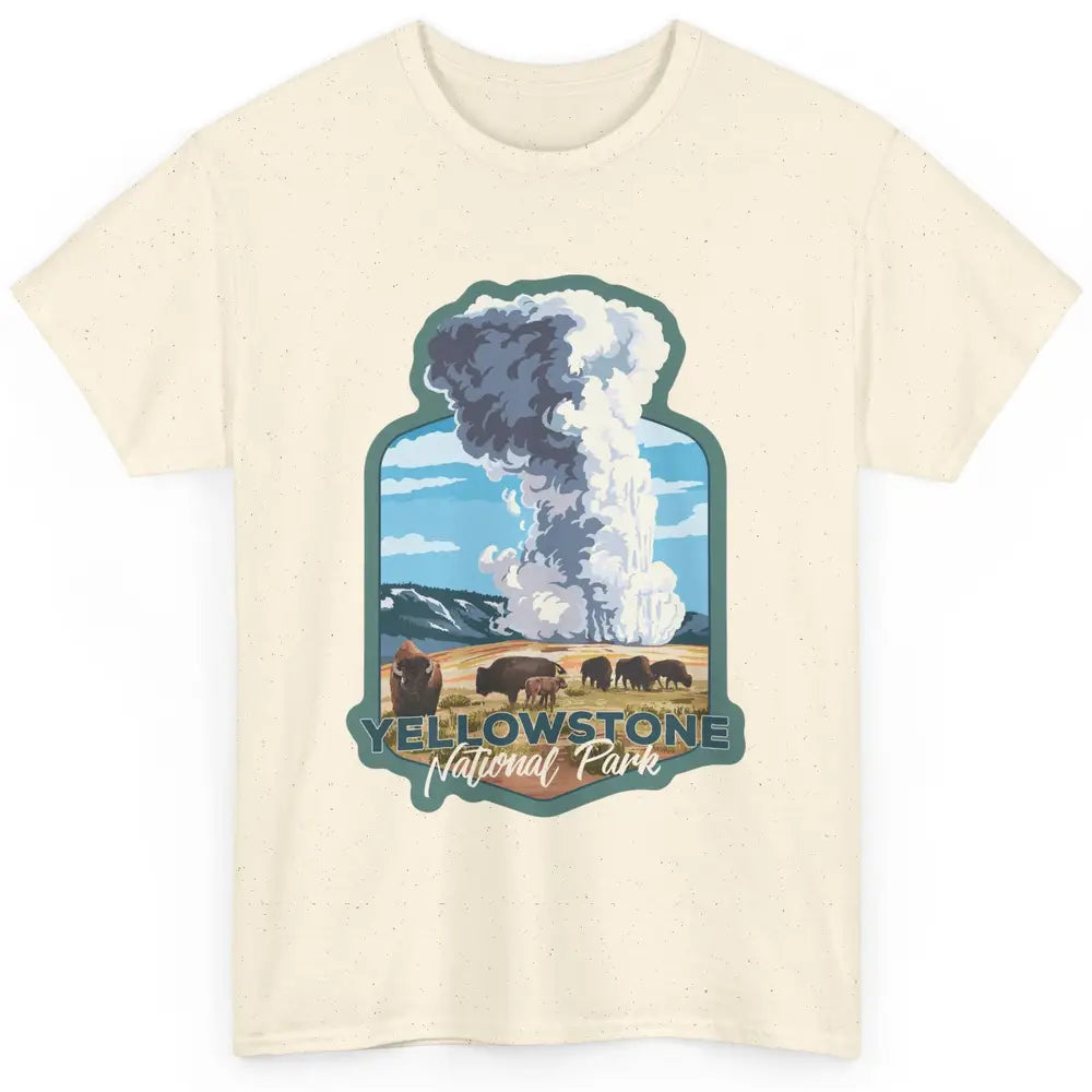 Yellowstone National Park Wyoming Old Faithful Nature Lovers Classic Unisex T-Shirt