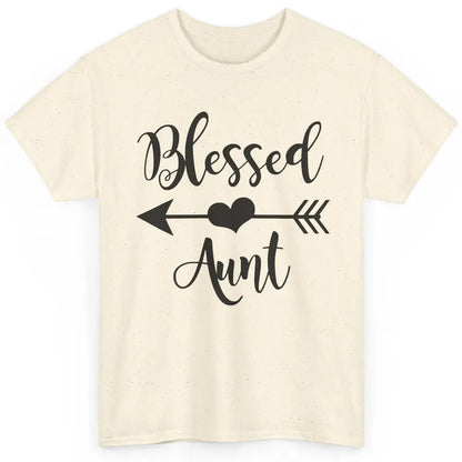 Funny Auntie Life Blessed Aunt Arrow Best Aunt Ever Gift Classic Unisex T-Shirt