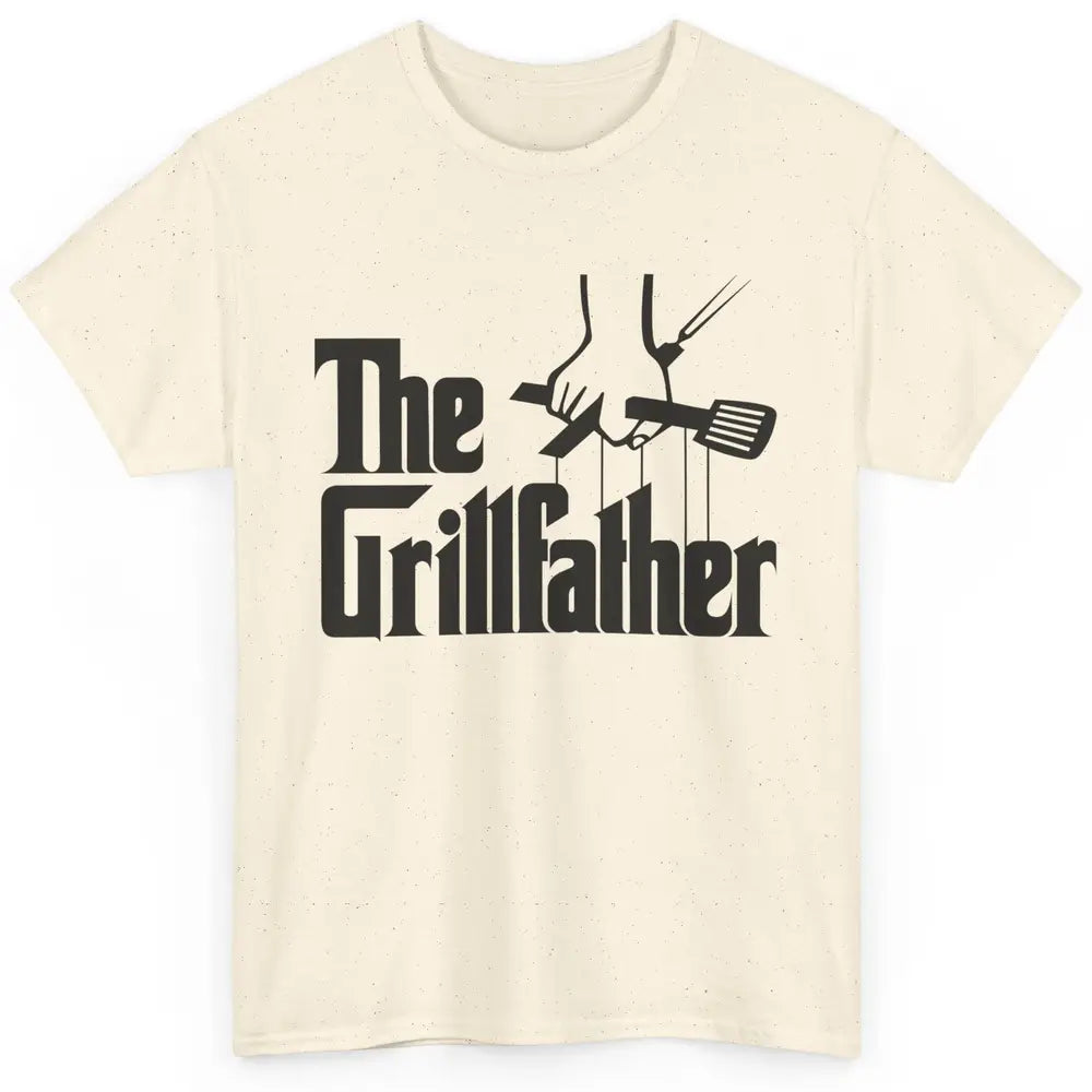 Funny BBQ The Grillfather Grilling Tools Grill And Smoker Classic Unisex T-Shirt