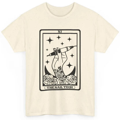 The Nail Tech Tarot Card Beautician Nail Boss Cosmetology Classic Unisex T-Shirt