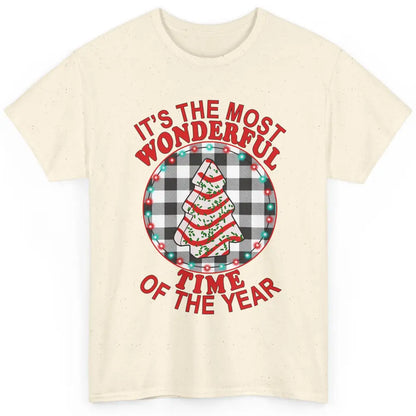 Funny Christmas Tree Cakes Most Wonderful Time Bakers Baking Classic Unisex T-Shirt