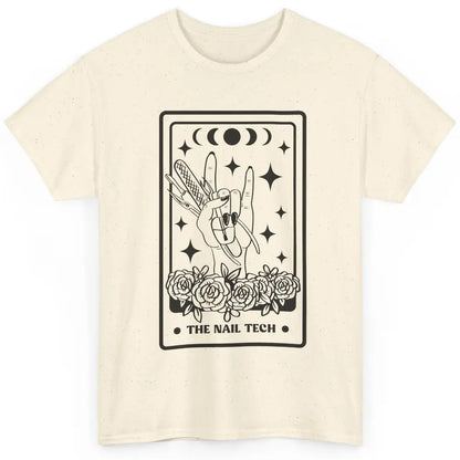 The Nail Tech Tarot Card Beautician Nail Boss Cosmetology Classic Unisex T-Shirt