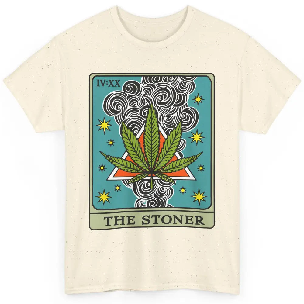 Vintage Weed The Stoner Tarot Card Weed Cannabis Marijuana Classic Unisex T-Shirt