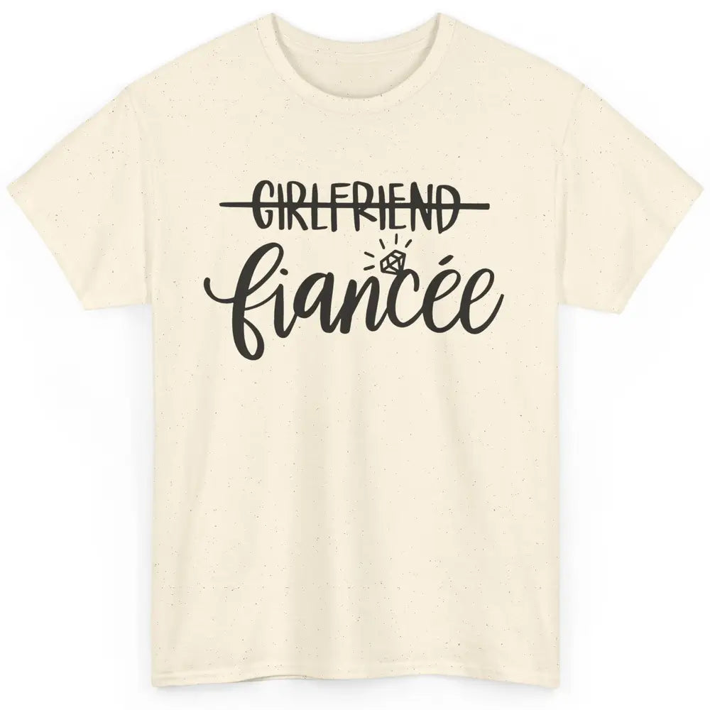 Fiancee Future Mrs. Bride Squad Engagement Bachelorette Gift Classic Unisex T-Shirt