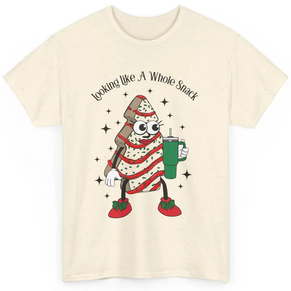 Funny Christmas Tree Cake Out Here Look Like A Snack Classic Unisex T-Shirt