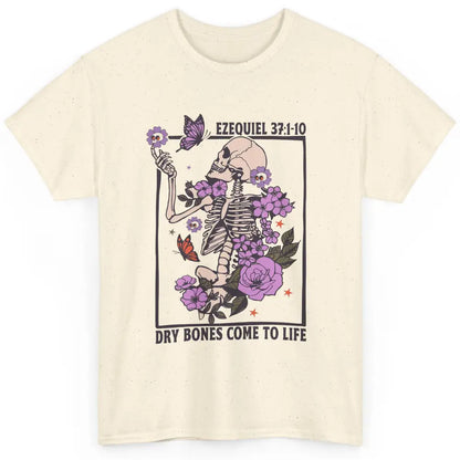 Christian Skeleton Dry Bones Come Alive Bible Halloween Classic Unisex T-Shirt