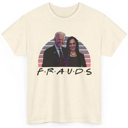 Vintage Joe Biden Frauds Anti Biden Liberals Kamala Harris Classic Unisex T-Shirt