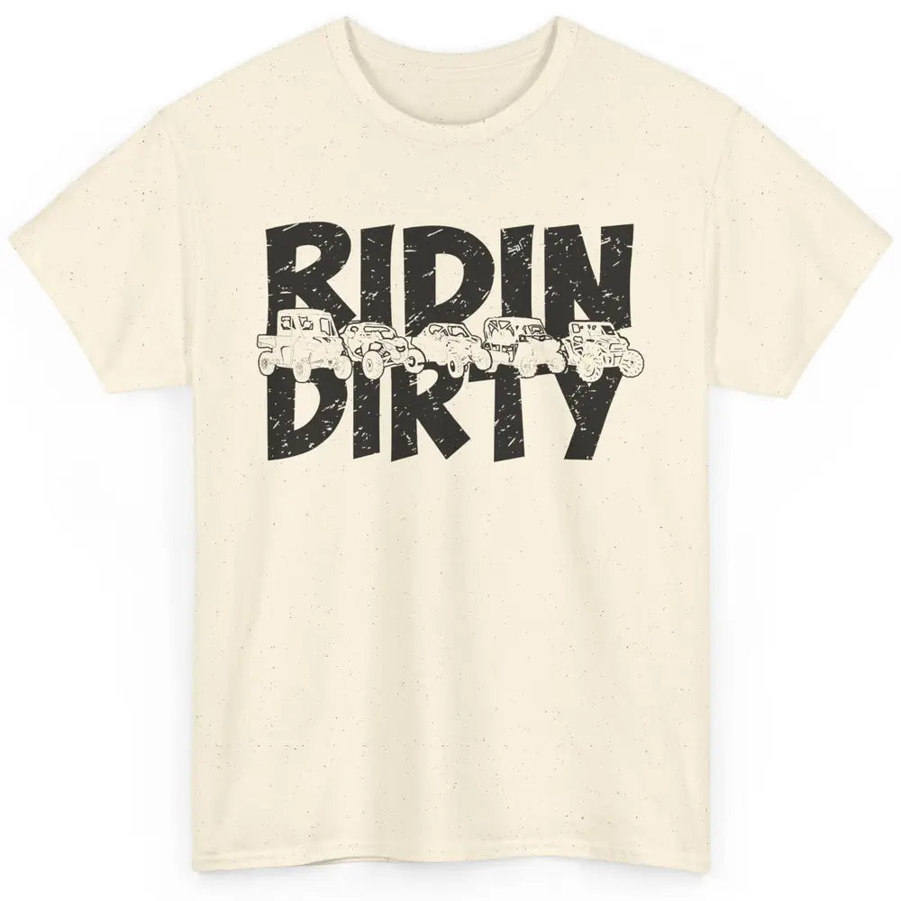 Retro UTV SXS Rider Riding Dirty ATV Offroad Riding SXS Life Classic Unisex T-Shirt