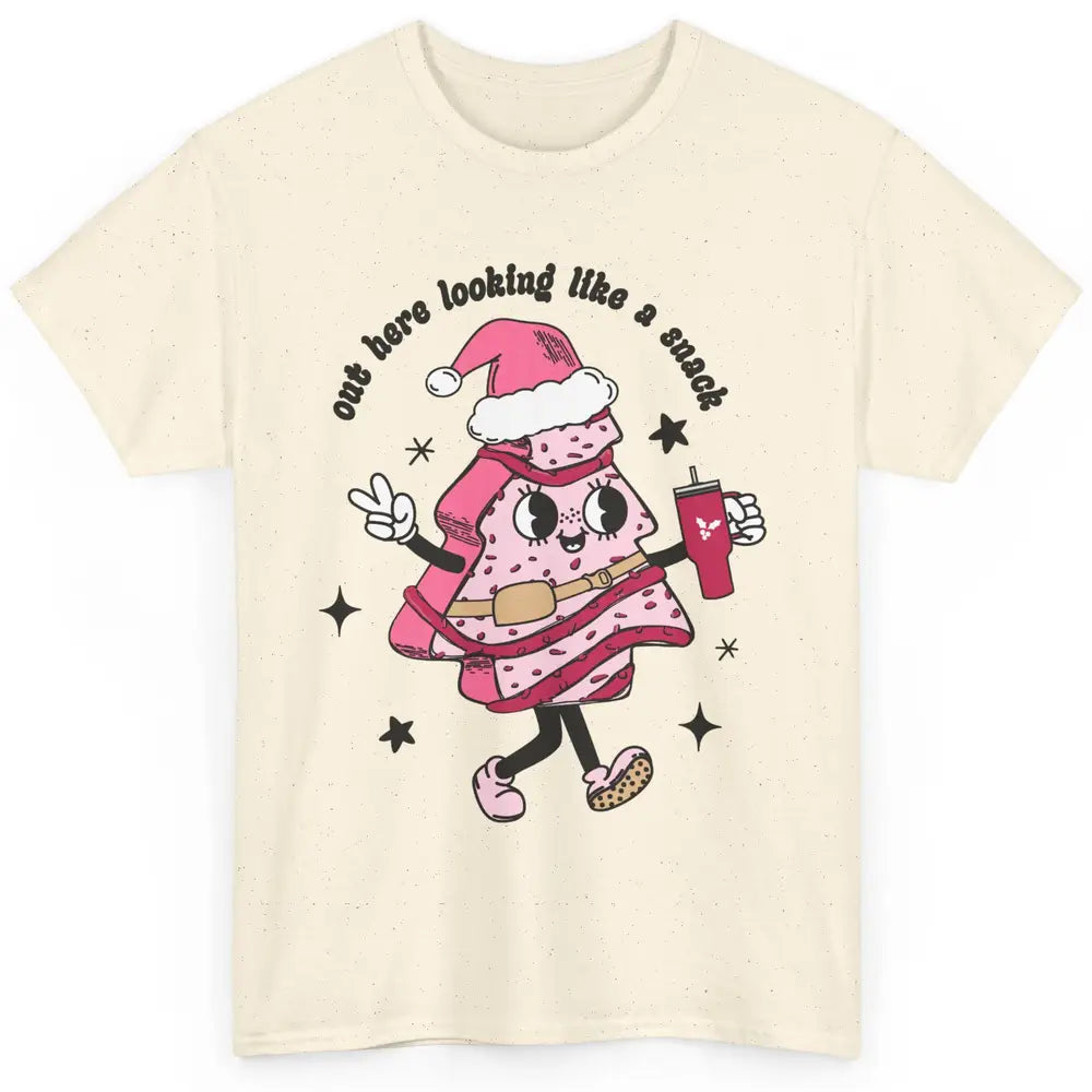 Funny Boo-jee Christmas Tree Cake Out Here Look Like A Snack Classic Unisex T-Shirt