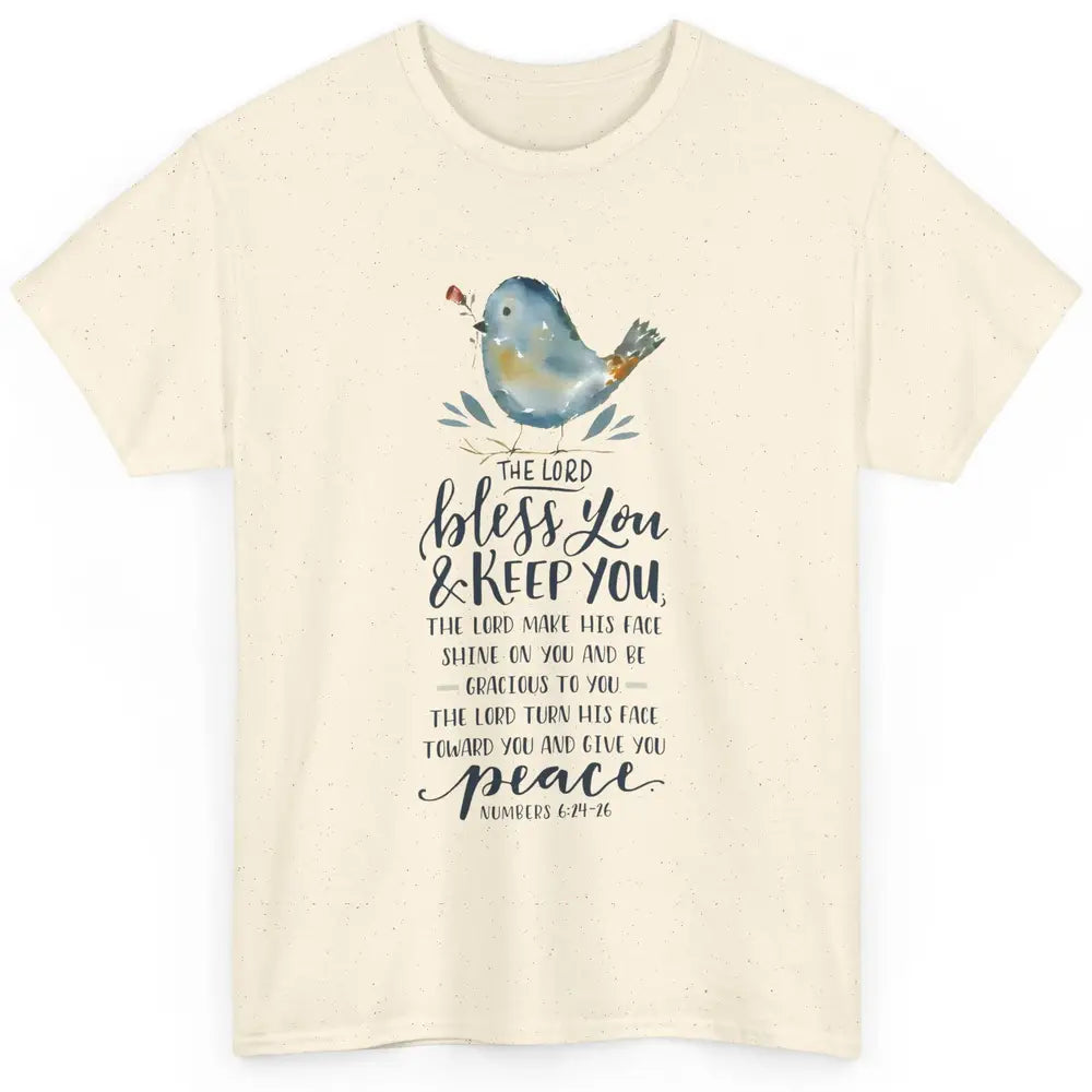 Christian The Lord Bless You Keep You Bible Verse Religious Classic Unisex T-Shirt