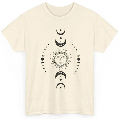 Boho Sun And Moon Hippie Girl Peace Lovers Halloween Costume Classic Unisex T-Shirt