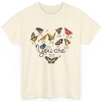 You Are Beautiful Bible Verse Butterfly Christian Jesus God Classic Unisex T-Shirt