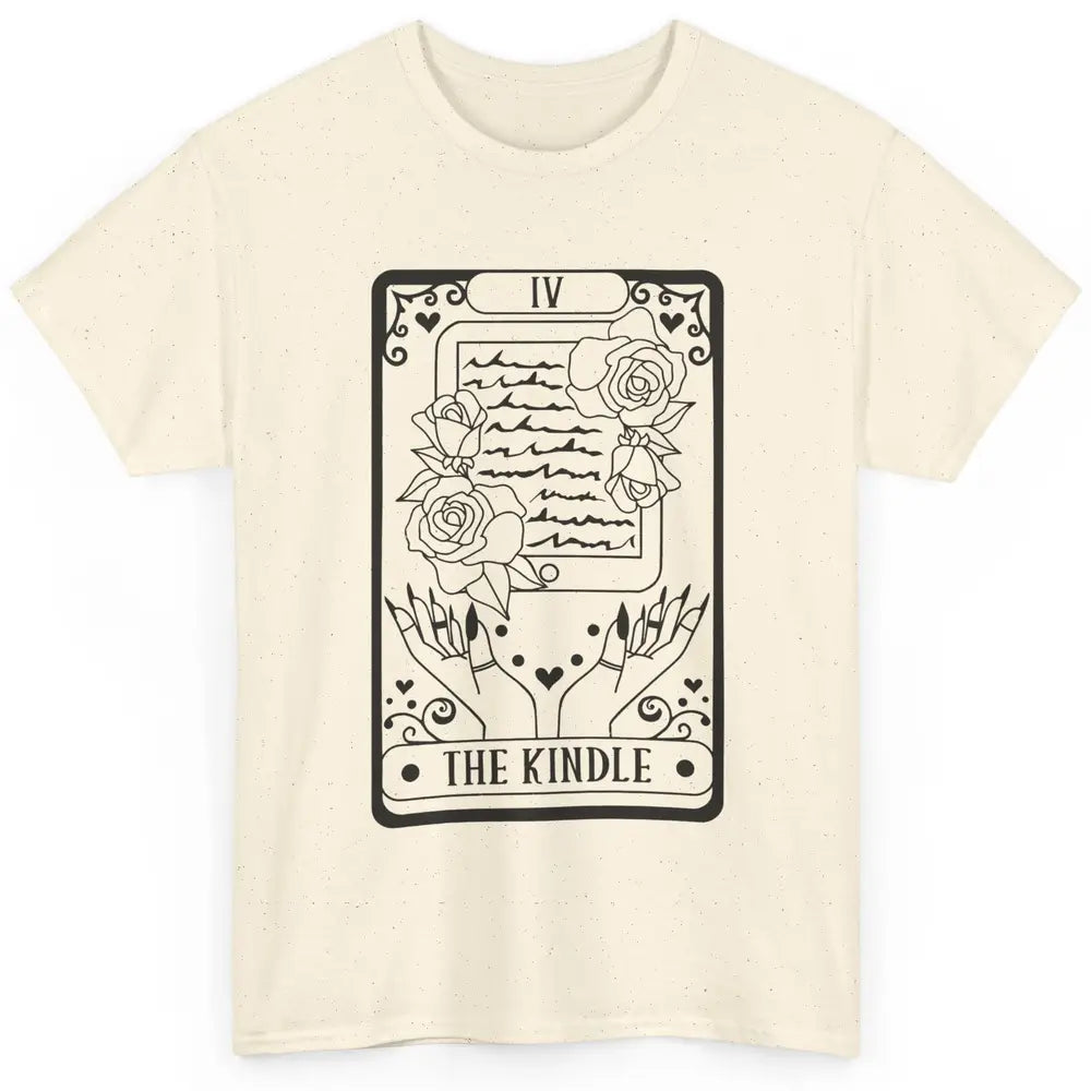 The Kindle Reader Tarot Card Halloween Kindle Book Lovers Classic Unisex T-Shirt