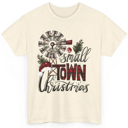 Retro Small Town Christmas Western Hometown Christmas Classic Unisex T-Shirt