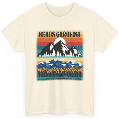 Vintage Heads Carolina Tail California Summer Beach Mountain Classic Unisex T-Shirt