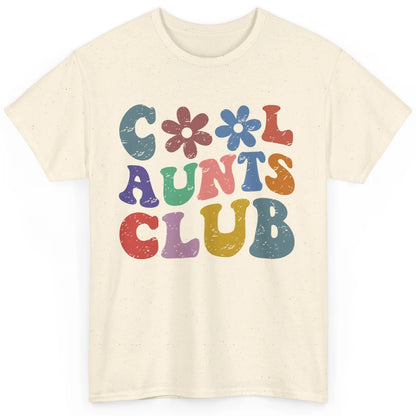 Floral Cool Aunts Club Groovy Aunt Sister Auntie Gift Classic Unisex T-Shirt