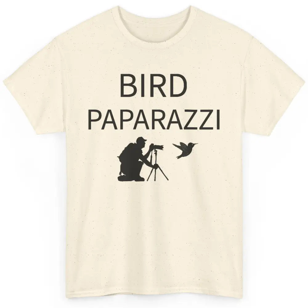 Birdwatching Funny Bird Paparazzi Birding Photography Bird Classic Unisex T-Shirt