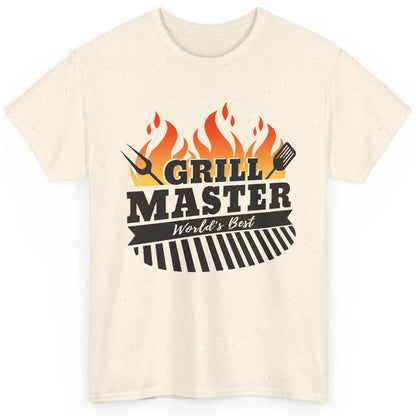 Funny BBQ Grill Master World's Best Grillfather Grillers Classic Unisex T-Shirt