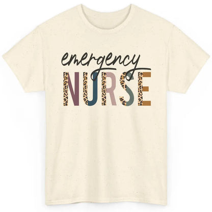 Emergency Nurse Leopard Nurse Gift Classic Unisex T-Shirt