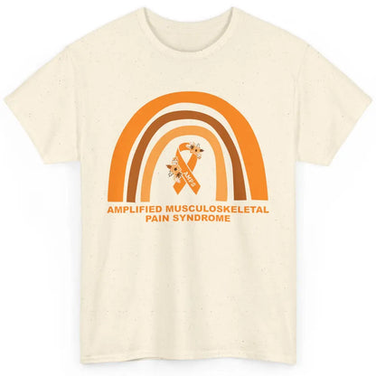 Amplified Musculoskeletal Pain Syndrome AMPS Orange Rainbow Classic Unisex T-Shirt