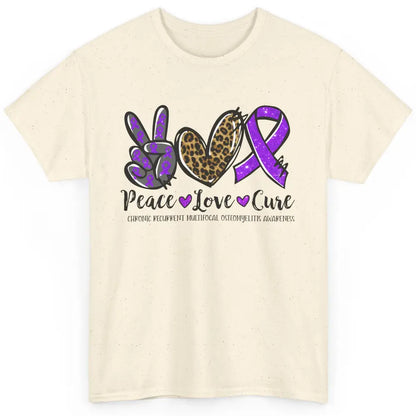 Chronic Recurrent Multifocal Osteomyelitis Peace Love Cure Classic Unisex T-Shirt