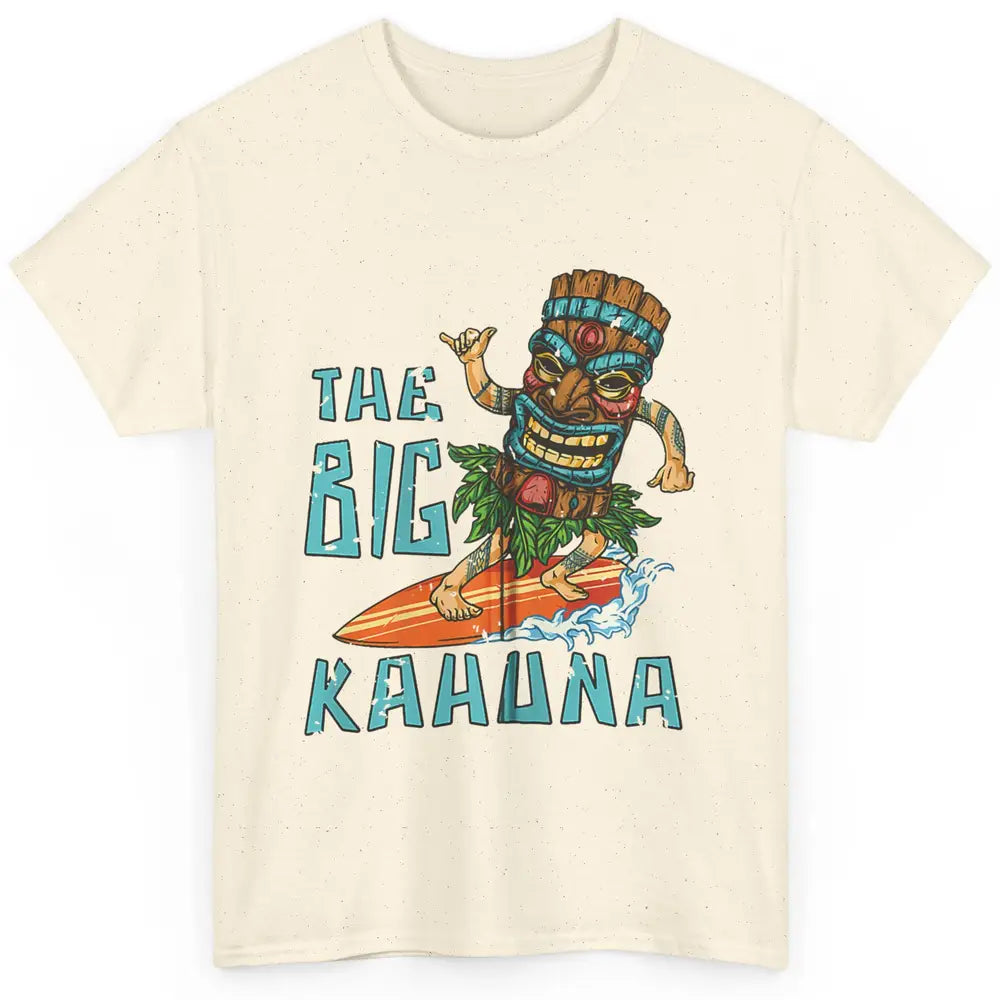 Tiki Big Kahuna Surfer Tropical Hawaii Aloha Paradise Beach Classic Unisex T-Shirt