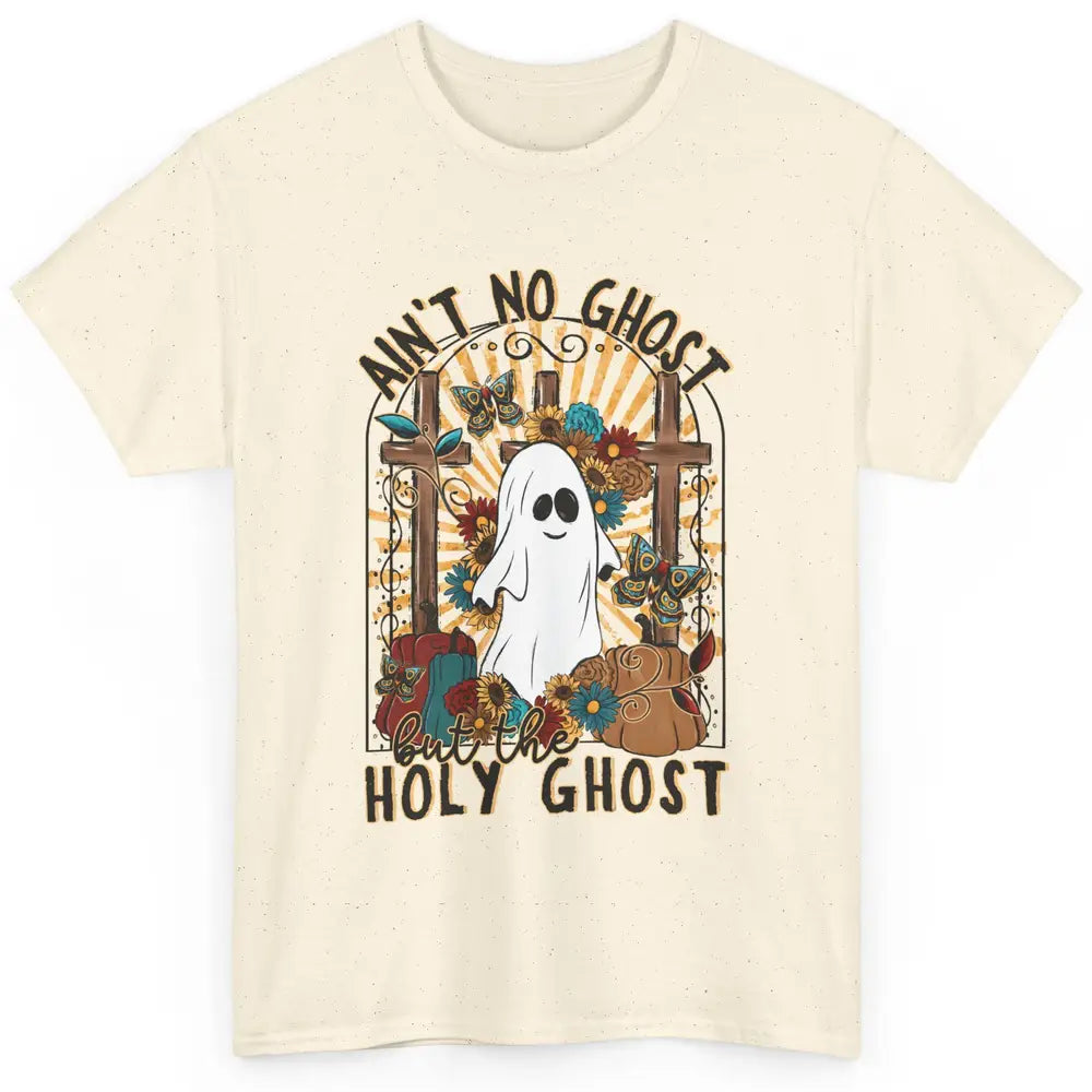 Ain't No Ghost But The Holy Ghost Spooky Christian Halloween Classic Unisex T-Shirt