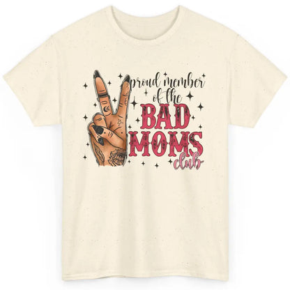 Tattooed Mom Proud Member Of Bad Moms Club Funny Mothers Day Classic Unisex T-Shirt