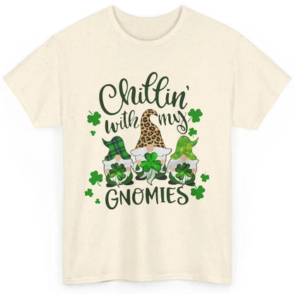 Chillin' With My Gnomes St Patrick’s Day Irish Gnomes Lucky Classic Unisex T-Shirt