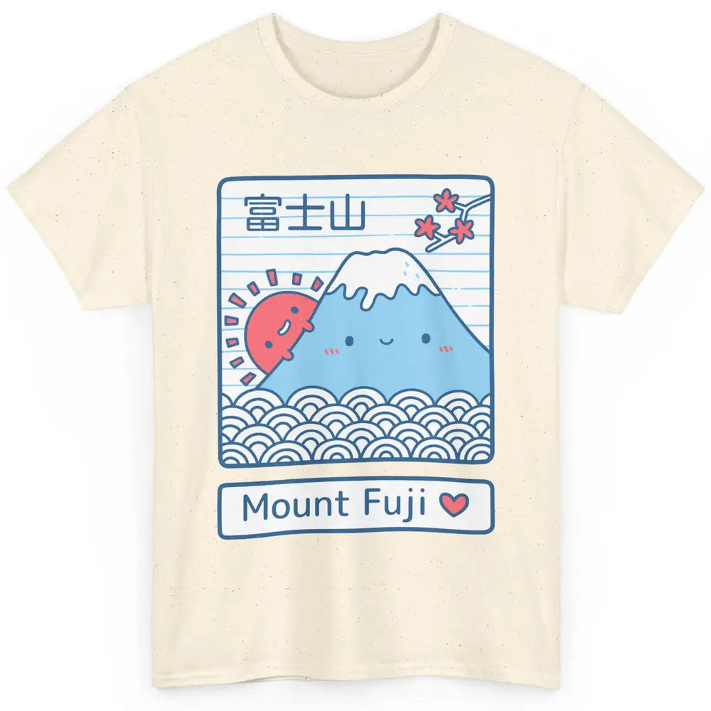 Cute Kawaii Mount Fuji The Highest Mountain In Japan Tokyo Classic Unisex T-Shirt