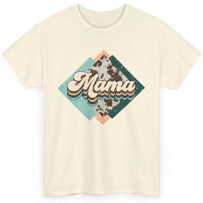 Western Country Boho Mama Cowhide Turquoise Western Mama Classic Unisex T-Shirt