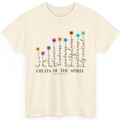 Flower Christian Fruits Of The Spirit Bible Verse Religious Classic Unisex T-Shirt