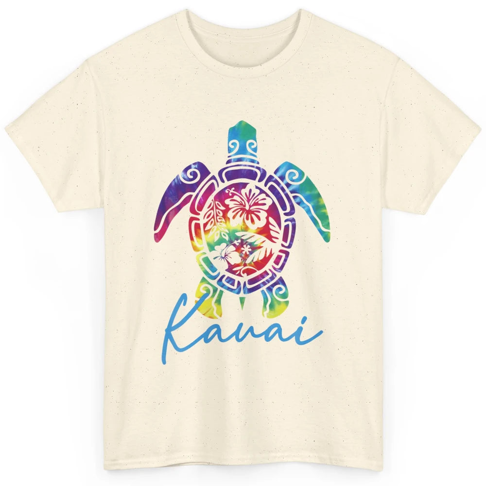 Cute Hawaiian Sea Turtle Kauai Hawaii Island Vacation Beach Classic Unisex T-Shirt