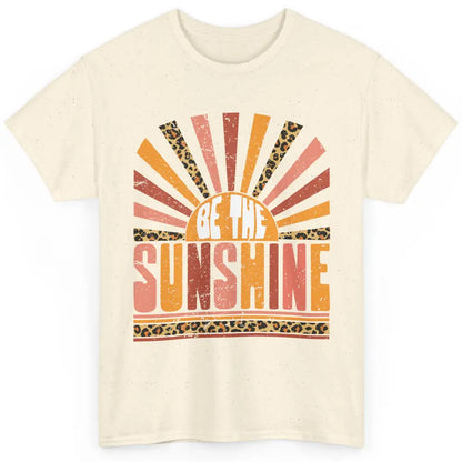 Be The Sunshine Retro Leopard Sun Vintage Summer Vacation Classic Unisex T-Shirt