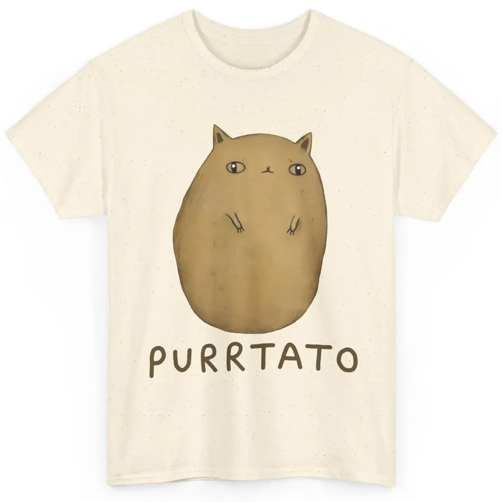 Funny Cat Potato Parody Costume Cat Mom Humorous Sarcastic Classic Unisex T-Shirt