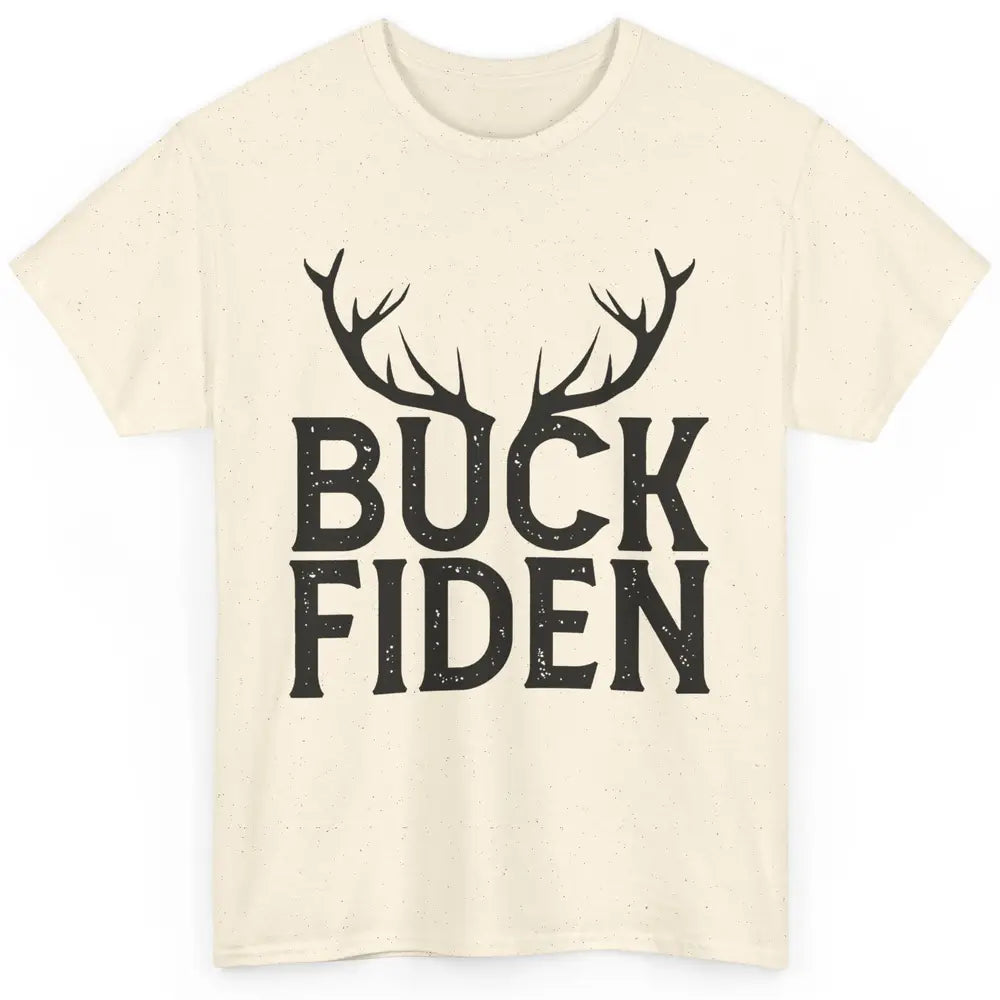 Funny Buck Fiden Deer I Will Not Comply Anti Biden Liberals Classic Unisex T-Shirt