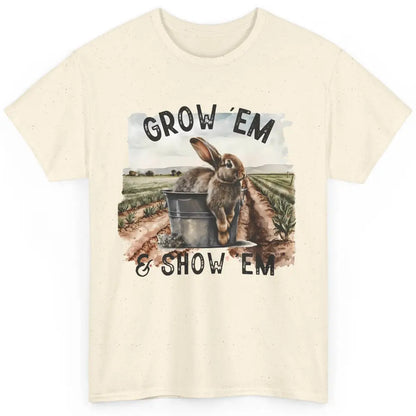 Baby Rabbit On The Farm Grow Em Show Em Western Farm Life Classic Unisex T-Shirt