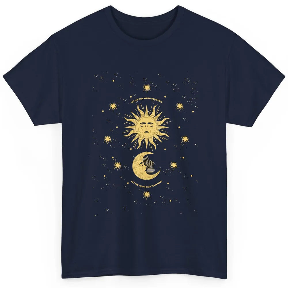 Celestial Mystical Sun Moon Gothic Boho Bohemian Astrology Classic Unisex T-Shirt