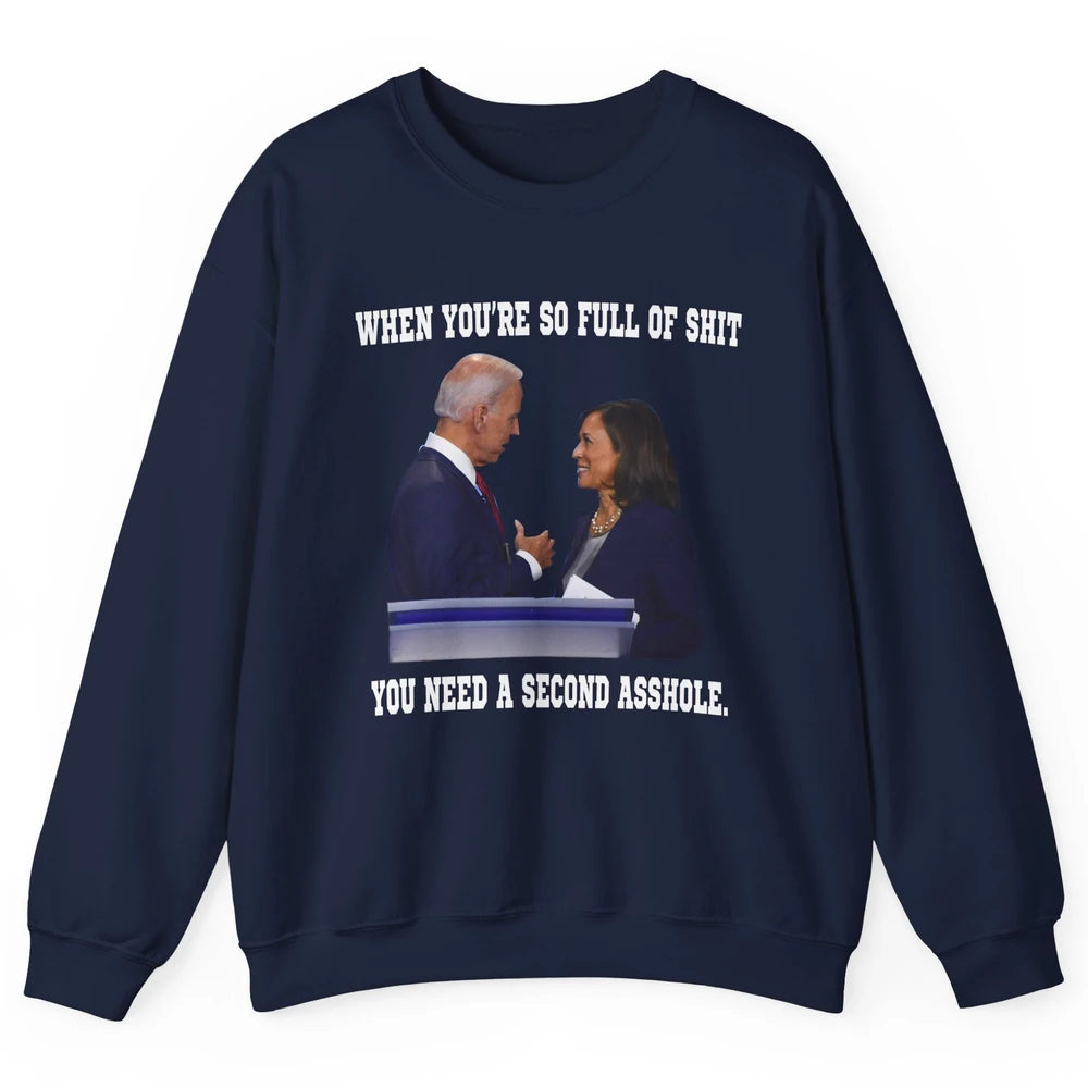 Anti Biden Conservative Funny Joe Haters Funny Politic Unisex Crewneck Sweatshirt