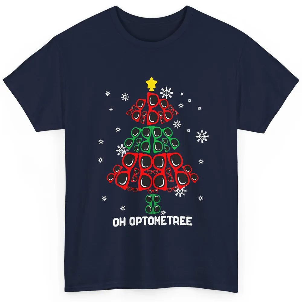 Glasses Christmas Tree Oh Optometree Optometry Optician Gift Classic Unisex T-Shirt