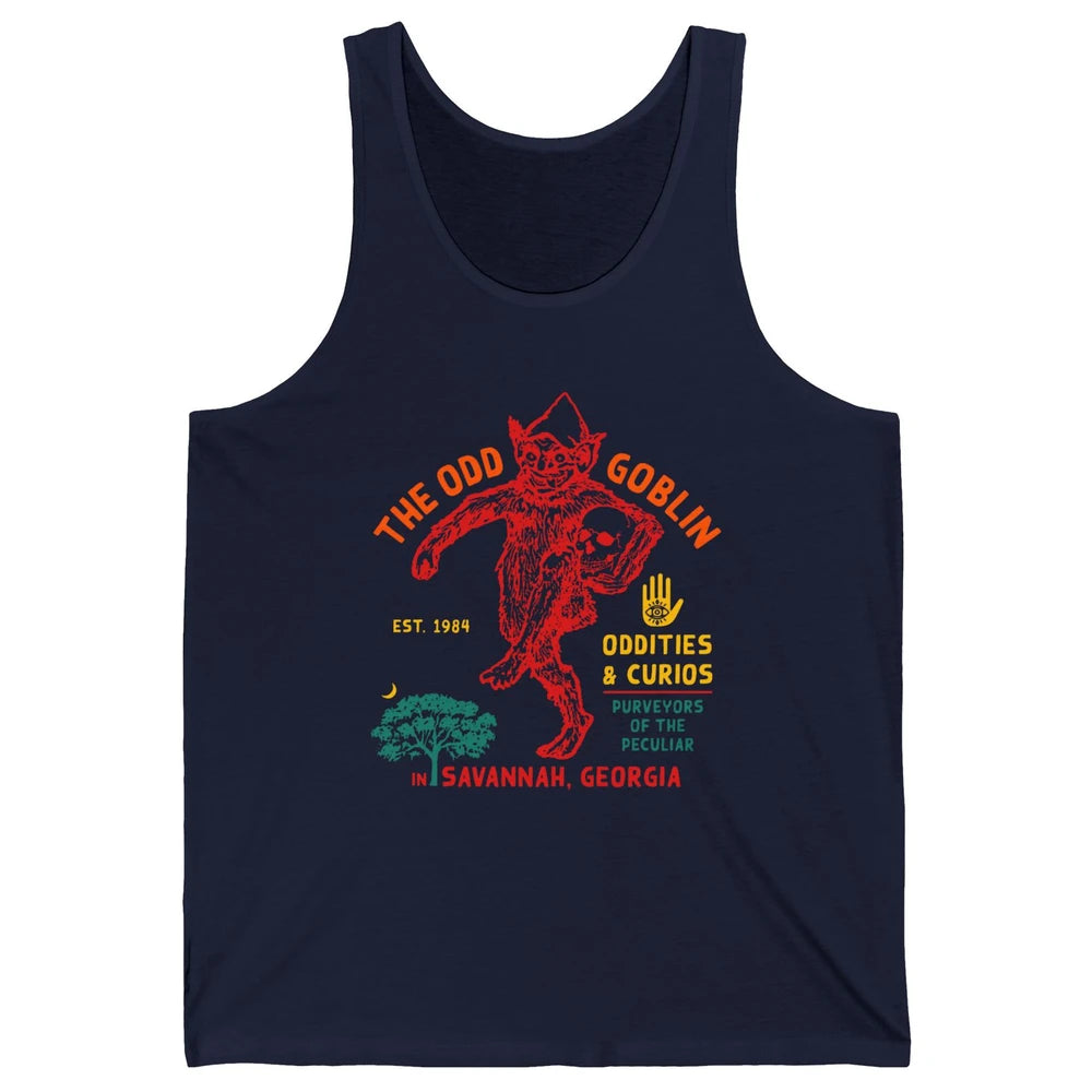 Vintage The Odd Goblin Est 1984 Oddities Savannah Georgia Unisex Jersey Tank