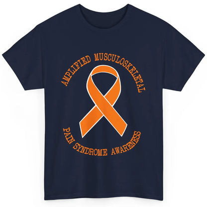 Amplified Musculoskeletal Pain Syndrome AMPS Orange Ribbon Classic Unisex T-Shirt