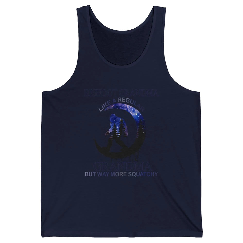 Bigfoot Grandma Like A Regular Grandma But Way More Squatchy Unisex Jersey Tank