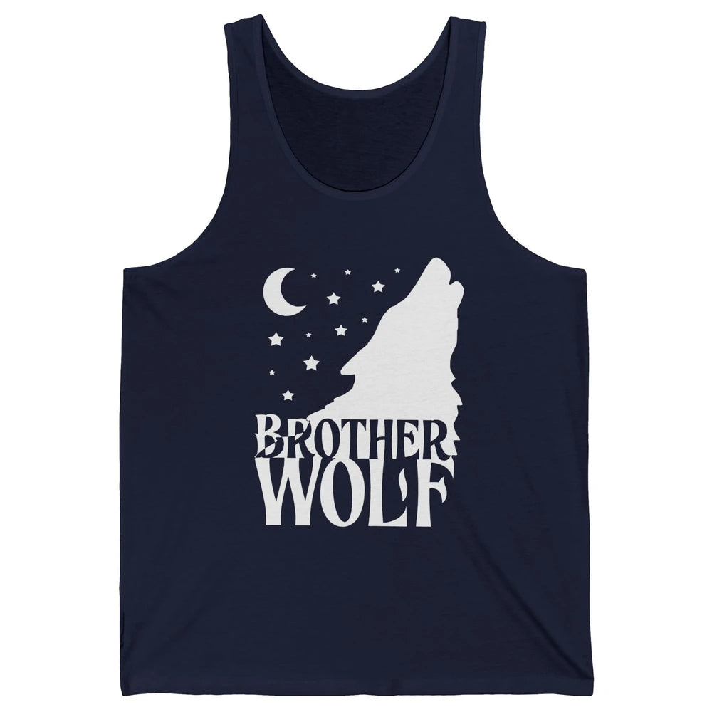 Brother Wolf Wolf Pack Wolf Family Matching Family Outfit Unisex Jersey Tank