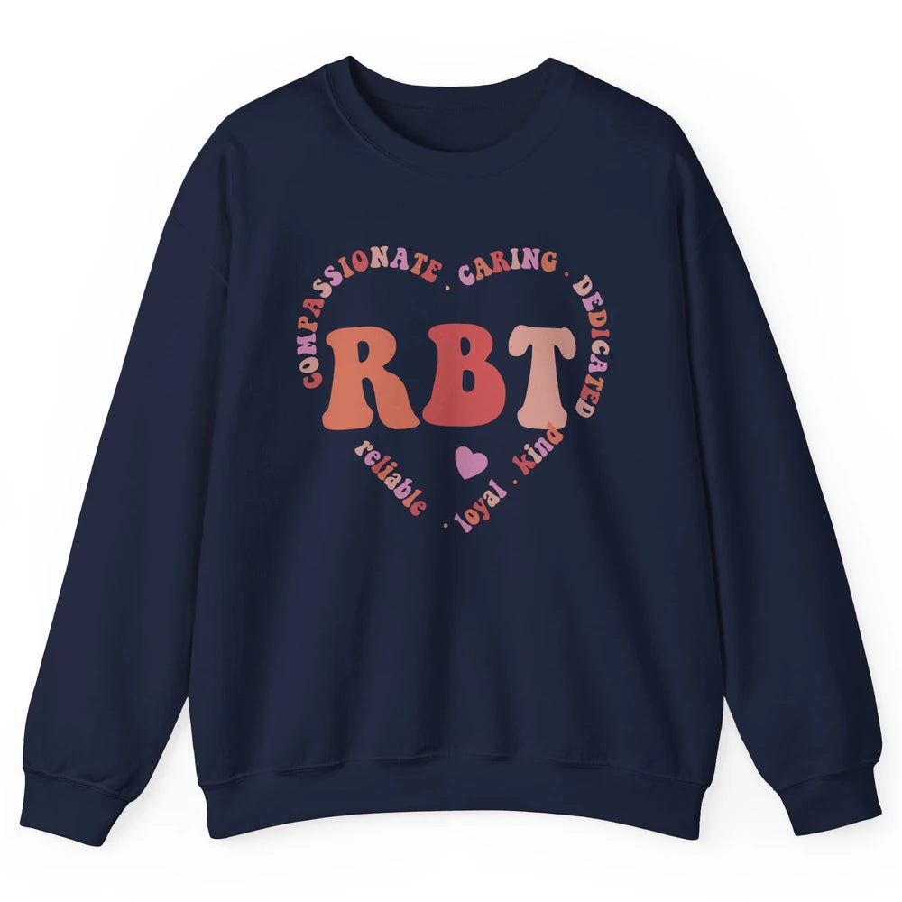 ABA Therapist Valentines Day Applied Behavior Analysis Heart Unisex Crewneck Sweatshirt