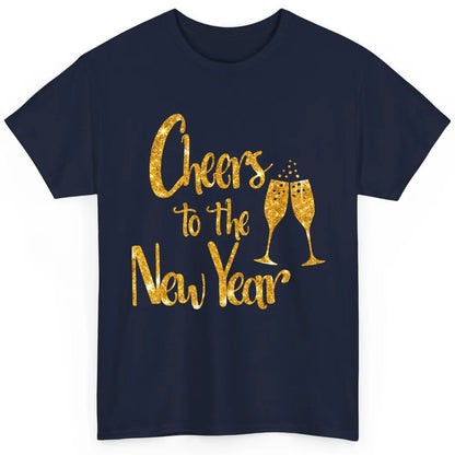 Cheers To The New Year Wine Drinking New Year Celebration Classic Unisex T-Shirt