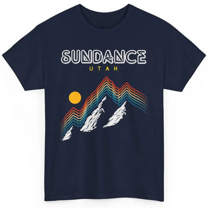 Cool Sundance Utah Mountain Snow Ski Retro 70s Skiing Skier Classic Unisex T-Shirt