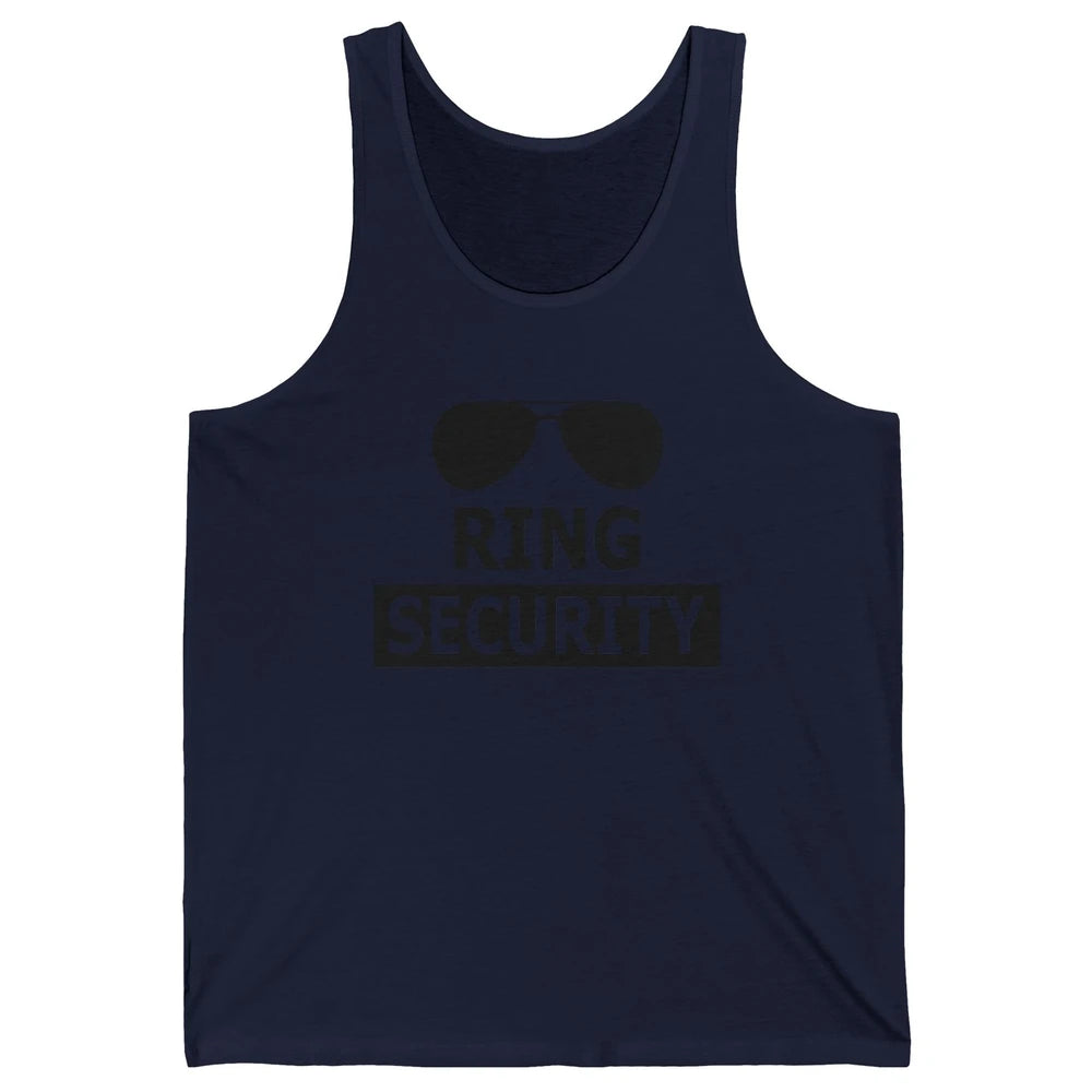 Wedding Ring Security Boy Ring Bearer Wedding Party Unisex Jersey Tank